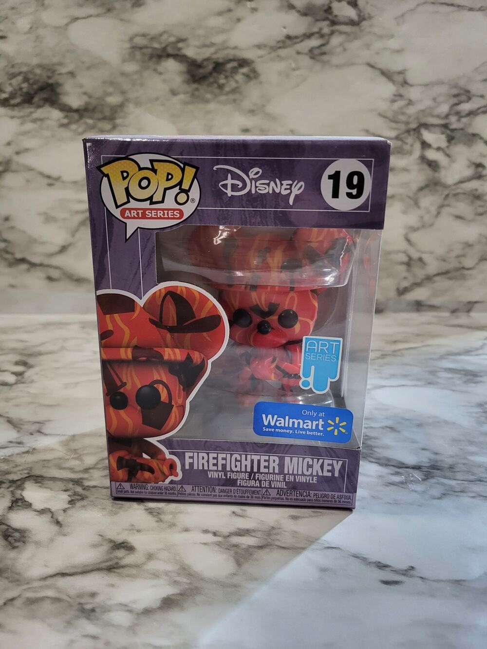 Firefighter Mickey Pop figure